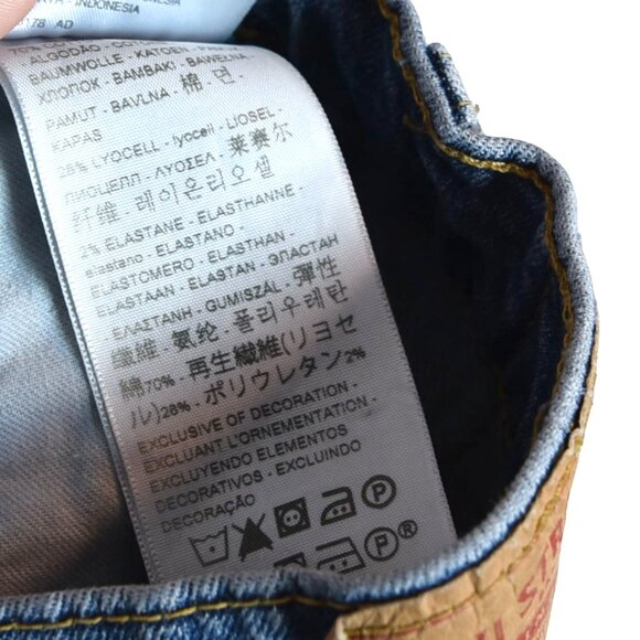 Levi’s 511 Slim Jeans W29 L32 Light Wash Rugged Indie Workwear - Picture 9 of 9